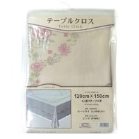 MEIWA テーブルクロス 120×150cm MGプリントレース ローレライ 樹脂製 日本製 ※2個以上から注文可能(販売価格は1個単位の価格)