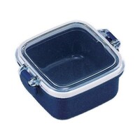 オーエスケー お弁当箱 1段 デザートケース 抗菌 150ml シルバーモード ※5個以上から注文可能(販売価格は1個単位の価格)