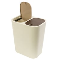 アスベル ゴミ箱 15L 分別 ふた付き ホワイト ※2個以上から注文可能(販売価格は1個単位の価格)