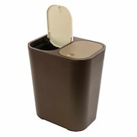 アスベル ゴミ箱 15L 分別 ふた付き ブラウン ※2個以上から注文可能(販売価格は1個単位の価格)