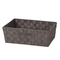 ちどり産業 バスケット 浅型 PPテープバスケット 約 幅38.2×奥行26.2×高さ13.4 ※4個以上から注文可能(販売価格は1個単位の価格)