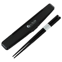 岩崎工業 箸&箸箱セット 19.5cm ランチシーン BC ※7個以上から注文可能(販売価格は1個単位の価格)