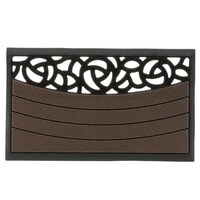 リッチェル 玄関マット 屋外 スクエア ローズ S 75×45cm