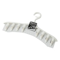 小久保工業所 ピンチハンガー 洗濯ハンガー ピンチ8個付 ホワイト ※14個以上から注文可能(販売価格は1個単位の価格)