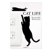 東洋ケース ウォールステッカー 壁紙シール 猫 お魚欲しい CAT LIFE ※4個以上から注文可能(販売価格は1個単位の価格)