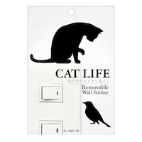 東洋ケース ウォールステッカー 壁紙シール 猫 こっちおいで CAT LIFE ※4個以上から注文可能(販売価格は1個単位の価格)