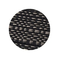 ケーアイ コースター 丸 10cm 撥水 ビニール ブラック ※8個以上から注文可能(販売価格は1個単位の価格)