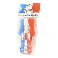 洗濯ピンチ 洗濯バサミ Laguelle トリコロールピンチ 6個入 ※5個以上から注文可能(販売価格は1個単位の価格)