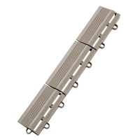 YAMAZAKI 石目ユニット用 ジョイント パーツ フチ駒 メス型 ストーン調 ストーングレー ※17個以上から注文可能(販売価格は1個単位の価格)