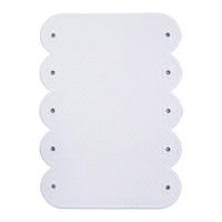 WISE スベリを防ぐ手すりマット 風呂 マット 20×28cm ホワイト ※4個以上から注文可能(販売価格は1個単位の価格)