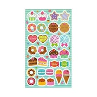 小久保工業所 シール つまようじ・ストロー用 ピックデコシール delijoy デリジョイ スイーツ お弁当グッズ ※19個以上から注文可能(販売価格は1個単位の価格)