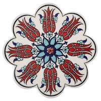 コースター 11cm IZNIK タイルコースター 陶器 5 ※5個以上から注文可能(販売価格は1個単位の価格)