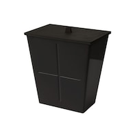 八幡化成 ゴミ箱 3L アンブルトラッシュ Sサイズ ブラック ※3個以上から注文可能(販売価格は1個単位の価格)