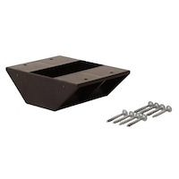 平安伸銅 棚受 ダブル LABRICO ラブリコ DIY パーツ 2×4材 棚 ラック 同色1セット ブロンズ ※3個以上から注文可能(販売価格は1個単位の価格)