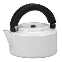 シービージャパン フラットケトル 2.3L IH対応 copan ホーロー製 茶漉し付き ホワイト