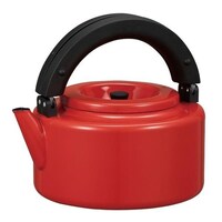シービージャパン フラットケトル 2.3L IH対応 copan ホーロー製 茶漉し付き レッド