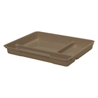 サンコープラスチック 小物整理トレー 幅29.6×奥行27×高さ4cm eラック 小物整理 トレー ブラウン ※8個以上から注文可能(販売価格は1個単位の価格)