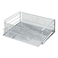 下村企販 水切りラック TSUBAME 水切りラック(箸置き付) 縦置き ワイド ステンレス