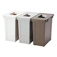 サンコープラスチック ゴミ箱 分別 ソナタ 角型 ジョイント 3色セット ※2個以上から注文可能(販売価格は1個単位の価格)