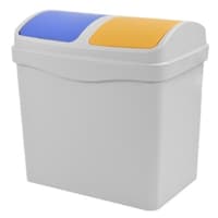 サンコープラスチック ゴミ箱 20L 分別 ふた付き スイング式 リビング カラフル ※2個以上から注文可能(販売価格は1個単位の価格)