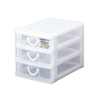 サンコープラスチック レターケース 幅16.2×奥行23.2×高さ16.7cm B6 3段 収納ケース ※3個以上から注文可能(販売価格は1個単位の価格)