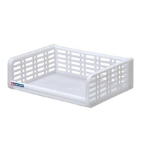 サンコープラスチック ファイルトレー 幅34.2×奥行25.5×高さ11cm A4 横 レタートレー 収納ボックス ※4個以上から注文可能(販売価格は1個単位の価格)