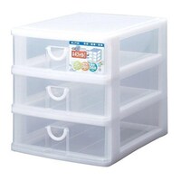 サンコープラスチック レターケース 幅30.5×奥行36×高さ34.8cm A4 3段 浅型 収納ケース ※2個以上から注文可能(販売価格は1個単位の価格)