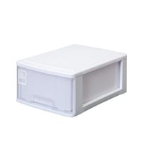 サンコープラスチック レターケース A4 幅26×奥行35×高さ15cm 深型 1段 収納ケース ホワイト ※3個以上から注文可能(販売価格は1個単位の価格)