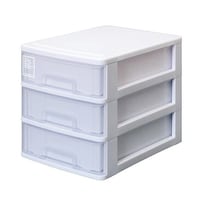 サンコープラスチック レターケース A4 幅26×奥行35×高さ28cm 3段 収納ケース ホワイト ※2個以上から注文可能(販売価格は1個単位の価格)