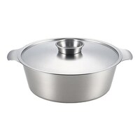 EAトCO 両手鍋 26cm IH対応 しゃぶしゃぶ鍋 贅 zei フタ付き ステンレス製 日本製