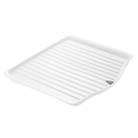 リッチェル 水切りトレー 水切りマット リッチェル ラクール ドレイニングトレー L ホワイト ※2個以上から注文可能(販売価格は1個単位の価格)