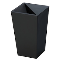 新輝合成 ゴミ箱 5.5L 角型 ふた付き ユニード カクス ブラック ※4個以上から注文可能(販売価格は1個単位の価格)