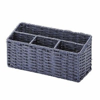 ちどり産業 リモコンスタンド リモコンラック&ペン立て ペーパー 幅26×奥行10×高さ12cm 小物収納 ネイビー ネイビー ※2個以上から注文可能(販売価格は1個単位の価格)