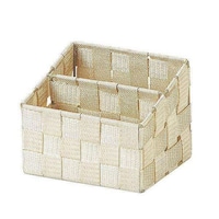 ちどり産業 リモコンスタンド リモコンラック&ペン立て 幅16×奥行14×高さ12cm 小物入れ ベージュ ※4個以上から注文可能(販売価格は1個単位の価格)