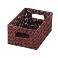 ちどり産業 収納ボックス 紙製 1/4サイズ 幅18×奥行26×高さ10cm カラーボックス インナーボックス 収納ケース レッド ※3個以上から注文可能(販売価格は1個単位の価格)