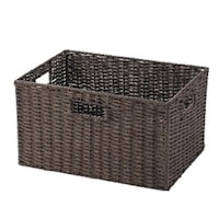 ちどり産業 収納ボックス 横型 紙製 幅36×奥行26×高さ20cm カラーボックス インナーボックス 収納ケース ブラウン ※2個以上から注文可能(販売価格は1個単位の価格)