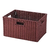 ちどり産業 収納ボックス 横型 紙製 幅36×奥行26×高さ20cm カラーボックス インナーボックス 収納ケース レッド ※2個以上から注文可能(販売価格は1個単位の価格)