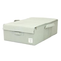 東洋ケース 収納ボックス ストレリアナチュレ ベッド下 幅39×奥行60×高さ18cm 布 折りたたみ ライトグレー ※2個以上から注文可能(販売価格は1個単位の価格)
