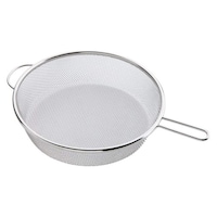 下村企販 ざる ママクック フライパンザル ステンレス製 日本製 ※2個以上から注文可能(販売価格は1個単位の価格)