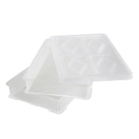 サンコープラスチック もち箱 フードテナー 本体2段 蓋1個 30×45cm レールトイ 収納 クリア ※2個以上から注文可能(販売価格は1個単位の価格)