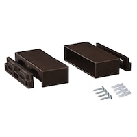 平安伸銅 棚受 LABRICO ラブリコ DIY パーツ 1×4材 棚 ラック 同色1セット ブロンズ ※3個以上から注文可能(販売価格は1個単位の価格)