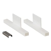 平安伸銅 アジャスターサポート LABRICO ラブリコ DIY パーツ 1×4材 棚 ラック 同色1セット ※6個以上から注文可能(販売価格は1個単位の価格)