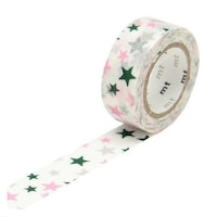 カモ井加工紙 マスキングテープ mt for kids モチーフ 星 幅15mm ※15個以上から注文可能(販売価格は1個単位の価格)