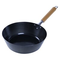 タマハシ 鉄フライパン 26cm IH対応 スゴ軽 槌目鉄深型フライパン 日本製