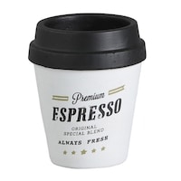 アビテ プランター 植木鉢 フラワーポット アンポルテ コーヒーカップ S ガーデンポット ホワイト ホワイト ※5個以上から注文可能(販売価格は1個単位の価格)