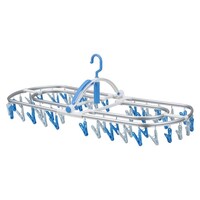 シービージャパン 洗濯ハンガー 角ハンガー Kogure×洗濯先生 まとめ干しうちそとアルミハンガー48ピンチ ※2個以上から注文可能(販売価格は1個単位の価格)