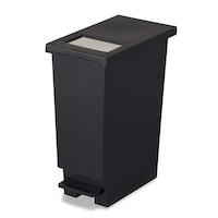新輝合成 ゴミ箱 30L ユニード プッシュ&ペダル ブラック ※2個以上から注文可能(販売価格は1個単位の価格)