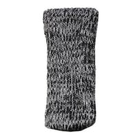 東洋ケース 椅子の脚カバー チェアソックス 杢糸 8個入 二脚分 ブラック ブラック ※4個以上から注文可能(販売価格は1個単位の価格)