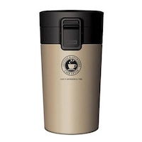 アスベル 水筒 290ml ステンレス ワンタッチ 真空断熱携帯タンブラー コーヒー シャンパンゴールド ※2個以上から注文可能(販売価格は1個単位の価格)