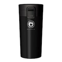 アスベル 水筒 370ml ステンレス ワンタッチ 真空断熱携帯タンブラー コーヒー ブラック ※2個以上から注文可能(販売価格は1個単位の価格)